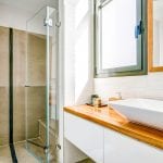 Carmel Market Two Bedroom Sea View Penthouse - Shower