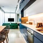 Carmel Market Two Bedroom Sea View Penthouse - Kitchen and Dining Area